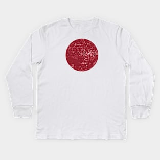 Japanese Flag, Nisshōki, Hinomaru, Flag of Japan Kids Long Sleeve T-Shirt